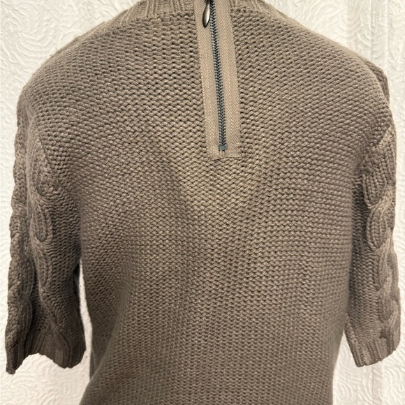 Apostrophe Elbow length Sleeve Chunky Pompom Cable Knit Cream Pullover
Sweater - Picture 4 of 6